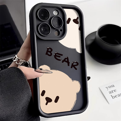 Armas Bear telefoniümbris iPhone 13 ümbrisele Iphone 11 15 Pro Max 16 14 12 XR XS X 7 8 Plus SE 15promax pehmest silikoonist Fundas kaaned