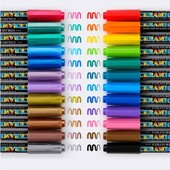 Комплект маркери с акрилна боя Цветна акрилна писалка за скрапбукинг на платно