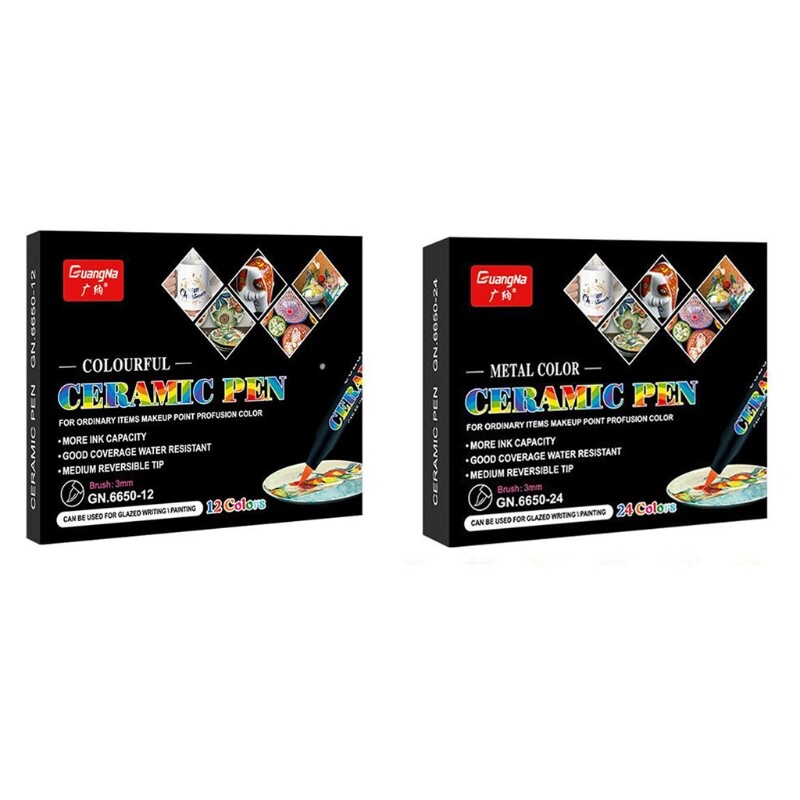 Комплект маркери с акрилна боя Цветна акрилна писалка за скрапбукинг на платно