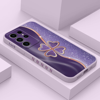 Θήκη τηλεφώνου Lucky Grass για Samsung Galaxy S24 S23 S22 S21 S20 S10 S10E Ultra Plus FE Note 20 Ultra 10 Plus Κάλυμμα