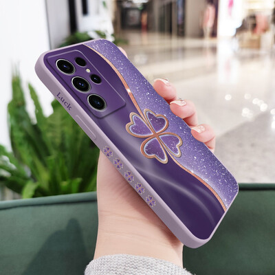 Θήκη τηλεφώνου Lucky Grass για Samsung Galaxy S24 S23 S22 S21 S20 S10 S10E Ultra Plus FE Note 20 Ultra 10 Plus Κάλυμμα