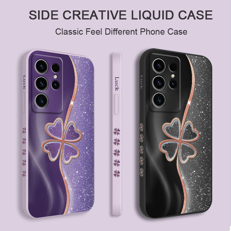 Калъф за телефон Lucky Grass за Samsung Galaxy S24 S23 S22 S21 S20 S10 S10E Ultra Plus FE Note 20 Ultra 10 Plus Cover