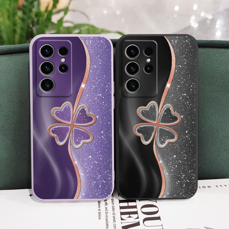 Калъф за телефон Lucky Grass за Samsung Galaxy S24 S23 S22 S21 S20 S10 S10E Ultra Plus FE Note 20 Ultra 10 Plus Cover