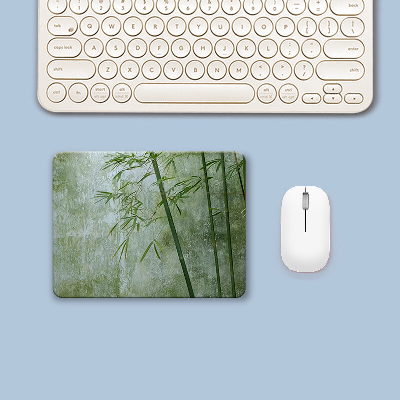 Podloga za miša u pastoralnom stilu, super mekana podloga od prirodne gume, mala svježa četvrtasta podloga za miš za prijenosno računalo, izravna tvornička prodaja