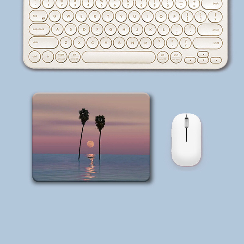 Podloga za miša u pastoralnom stilu, super mekana podloga od prirodne gume, mala svježa četvrtasta podloga za miš za prijenosno računalo, izravna tvornička prodaja