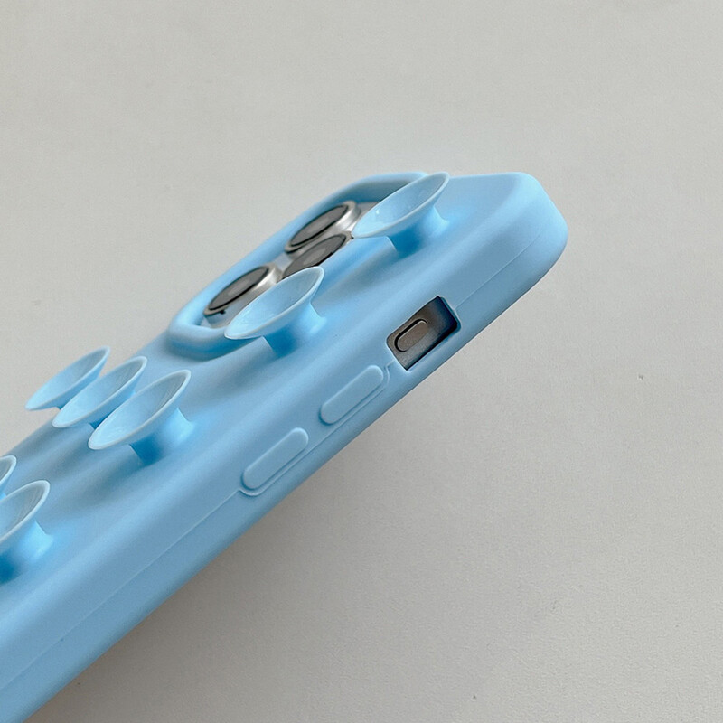 Мек силиконов калъф за телефон с вендуза за iPhone 11 13 16 12 14 Pro 15 Pro Max Plus Противоплъзгаща се удароустойчива броня Капак в цвят бонбон