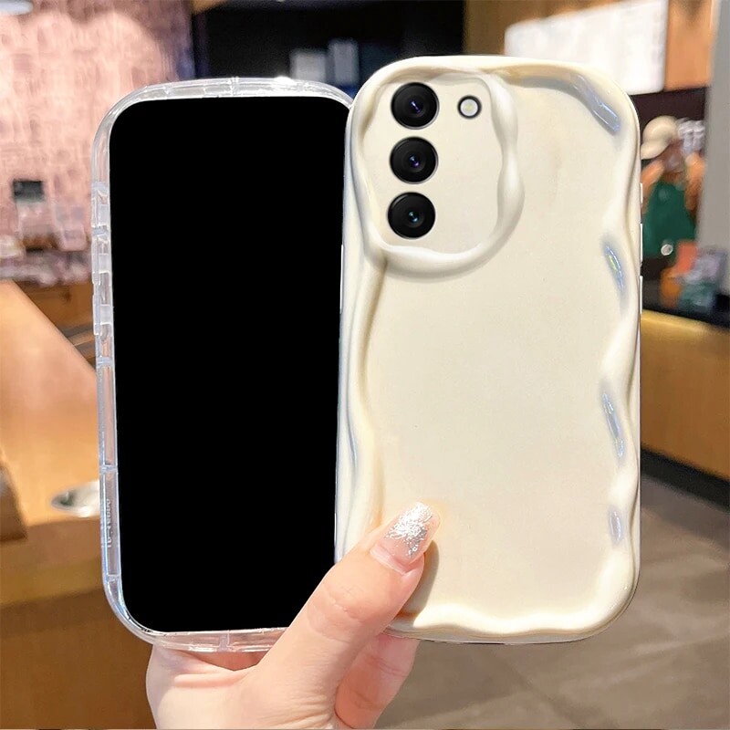 Прозрачен мек калъф TPU Wave за Samsung A55 A54 5G A 54 A53 A35 A34 A52S A52 A51 A15 A14 A13 A50 A32 A30 A24 A22 A23 A12 Капак на корпуса