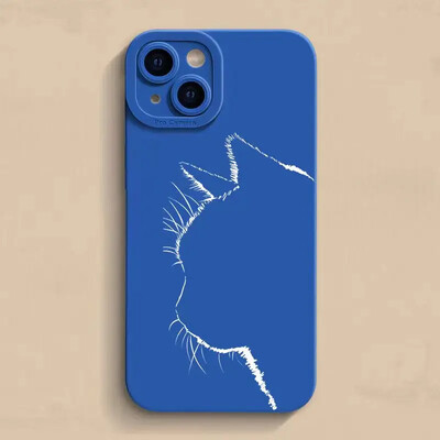 Husă pentru telefon cu pictură în ulei pentru iPhone 15 Pro Max 14 13 12 11 Mini XS X XR SE 2022 7 8 Plus Husă din silicon moale mat antișoc