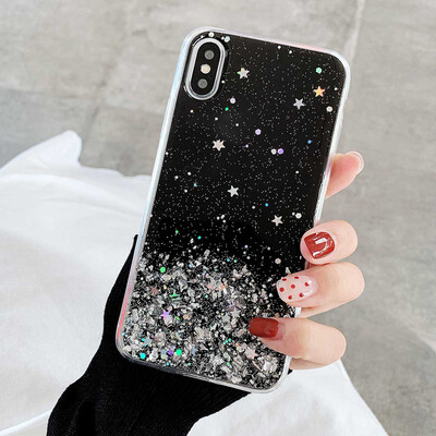 Θήκη Glitter Luxury Soft Phone Για iPhone 13 mini 12 Pro 11 ProMax για iPhone XR XS Max X 8 7 6s 6 Plus TPU Back Cover Case