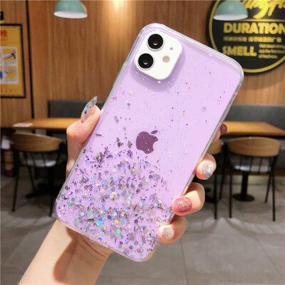Θήκη Glitter Luxury Soft Phone Για iPhone 13 mini 12 Pro 11 ProMax για iPhone XR XS Max X 8 7 6s 6 Plus TPU Back Cover Case