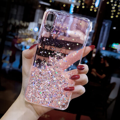 Θήκη Glitter Luxury Soft Phone Για iPhone 13 mini 12 Pro 11 ProMax για iPhone XR XS Max X 8 7 6s 6 Plus TPU Back Cover Case