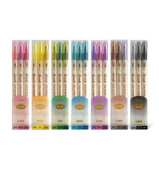 3kom Retro set olovki za kaligrafiju u boji Scrapbooking Crafts Soft Tip Dvostrane fine linije Markeri za crtanje s umjetničkim slovima