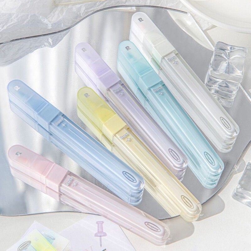 3kom akrilne olovke za grafite Korejski modni jednobojni markeri za DIY ukrasne spomenare Lijepe papirnate materijale za pisanje