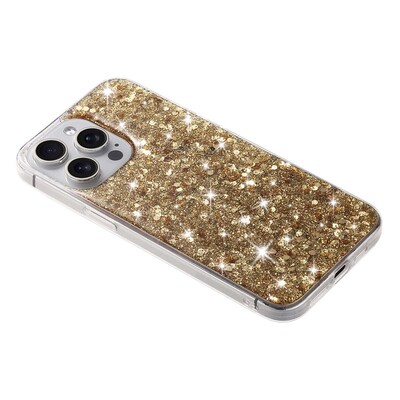 Starry Glitter Pink Sequin telefono dėklas, skirtas iPhone 16 15 14 13 12 11 Pro Max X XR 7 8 Plus SE2 kietas silikonas, apsaugantis nuo kritimo galinis dangtelis