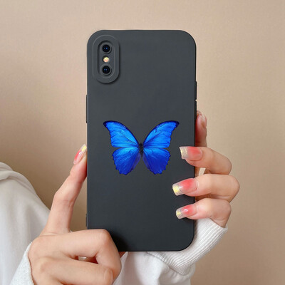 Skirtas iPhone X XR XS Max Case Heart minkštas skystas silikoninis fotoaparato apsauginis dangtelis Apple iPhoneX XR XSMax Funda For Girls