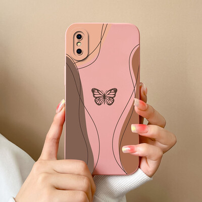Skirtas iPhone X XR XS Max Case Heart minkštas skystas silikoninis fotoaparato apsauginis dangtelis Apple iPhoneX XR XSMax Funda For Girls