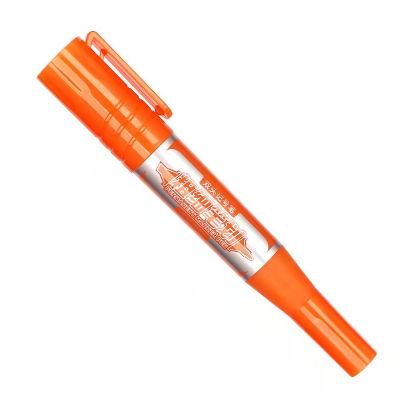 12 цвята/комплект Джъмбо размер Перманентни маркери Насипни големи перманентни маркери Химикалки с връх на длето Джъмбо маркери Химикалки Дебел перманентен белег