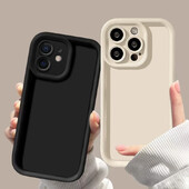 Telefono dėklas skirtas iPhone 16 15 14 11 12 13 Pro Max Mini 7 8 Plus XR XS Max X SE 2022 16Pro Soft TPU pastorintas apsauginis galinis dangtelis