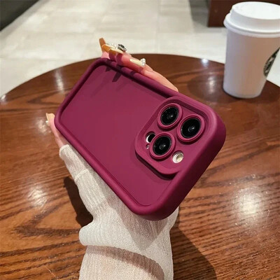 Telefono dėklas skirtas iPhone 16 15 14 11 12 13 Pro Max Mini 7 8 Plus XR XS Max X SE 2022 16Pro Soft TPU pastorintas apsauginis galinis dangtelis