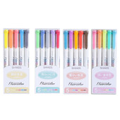 5 kom/set slatka fluorescentna olovka u boji, visokokvalitetna japanska kreativna olovka za isticanje, kawaii umjetnički pribor