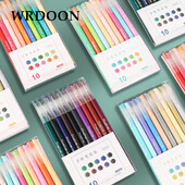 10 komada kompleta za punjenje gel olovke u boji Kawaii 0,5 mm kemijske olovke slatkih boja Studentske uredske olovke za pisanje Školski pribor