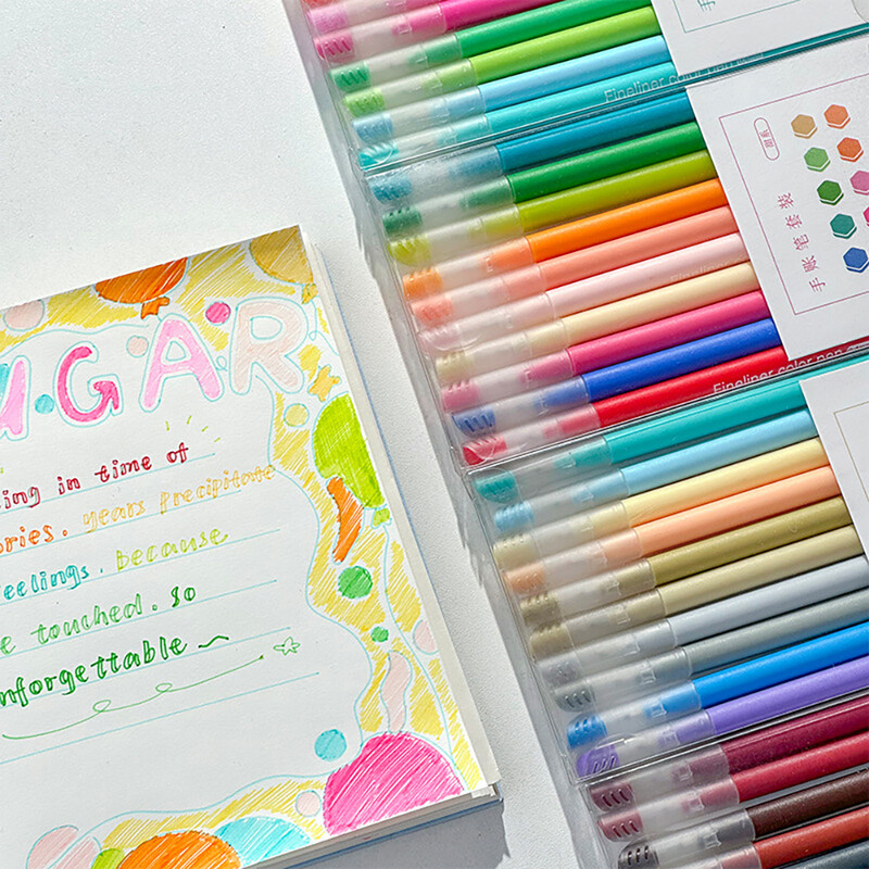 10 komada kompleta za punjenje gel olovke u boji Kawaii 0,5 mm kemijske olovke slatkih boja Studentske uredske olovke za pisanje Školski pribor