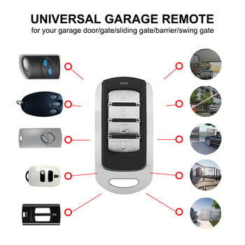 Πολυσυχνότητα 280-868MHz Universal Garage Door Remote Control Duplicator Clone 433,92MHz 433,42MHz Gate Keyfob Transmitter