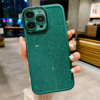 Bling Glitter minkštas telefono dėklas, skirtas Xiaomi Redmi Note 13 Pro Plus 4G 5G 12 11 11S 10 10S 9 9S Pro fotoaparato apsauginis silikoninis dangtelis