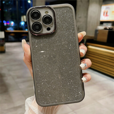 Bling Glitter minkštas telefono dėklas, skirtas Xiaomi Redmi Note 13 Pro Plus 4G 5G 12 11 11S 10 10S 9 9S Pro fotoaparato apsauginis silikoninis dangtelis