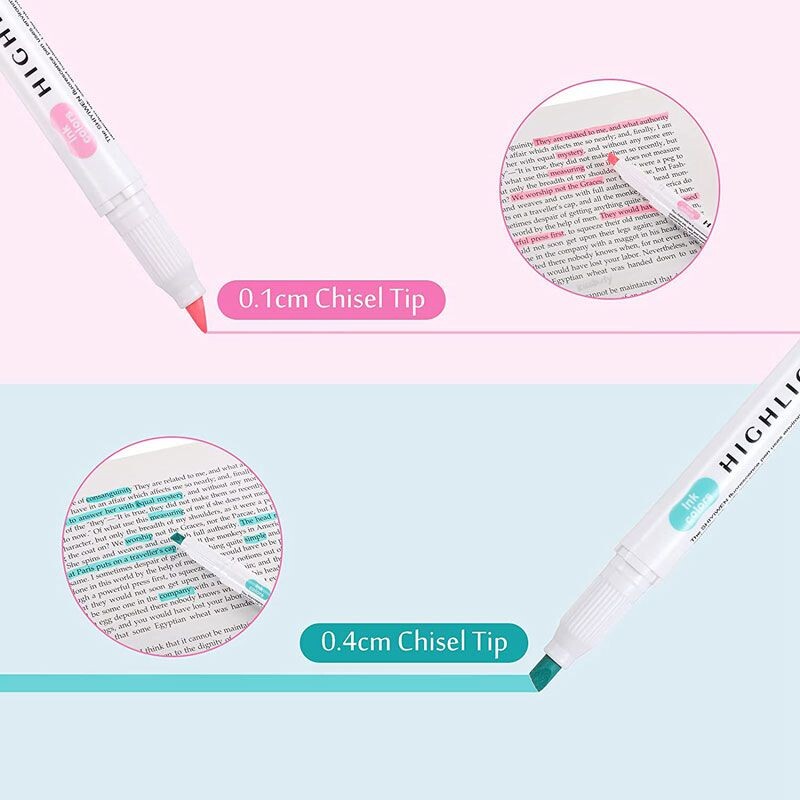 15/25 värvi armas topeltpeaga esiletõstja pliiatsi kunstimarker Jaapani pehme värviga fluorestsentspliiats kooli kontoritarbed