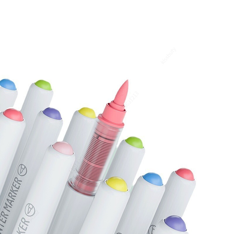 9 цвята химикалки с акрилна боя, маркери, първокласни акрилни писалки с цвят на кожата за дърво, платно, камък, скала, живопис, стъклокерамика