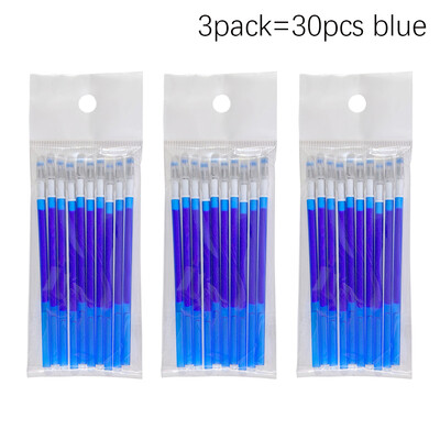 Комплект многоцветни изтриваеми химикалки 3 в 1, синьо, черно, червено мастило, 0,5 mm гел химикалка, японски канцеларски материали, офис, училище, инструменти за писане