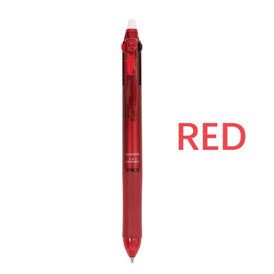 Комплект многоцветни изтриваеми химикалки 3 в 1, синьо, черно, червено мастило, 0,5 mm гел химикалка, японски канцеларски материали, офис, училище, инструменти за писане