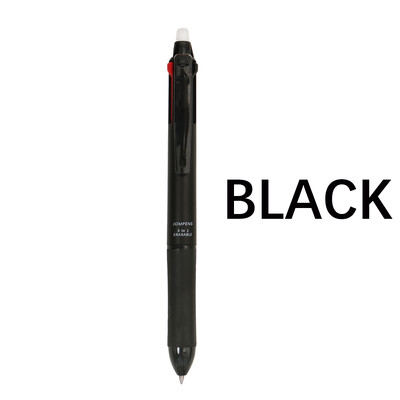 Комплект многоцветни изтриваеми химикалки 3 в 1, синьо, черно, червено мастило, 0,5 mm гел химикалка, японски канцеларски материали, офис, училище, инструменти за писане