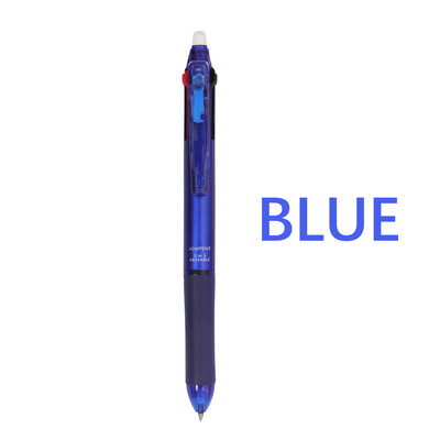 Комплект многоцветни изтриваеми химикалки 3 в 1, синьо, черно, червено мастило, 0,5 mm гел химикалка, японски канцеларски материали, офис, училище, инструменти за писане