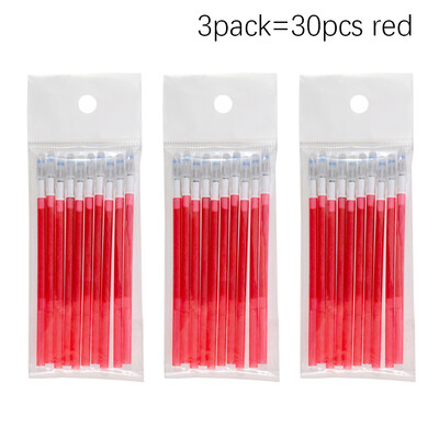 Комплект многоцветни изтриваеми химикалки 3 в 1, синьо, черно, червено мастило, 0,5 mm гел химикалка, японски канцеларски материали, офис, училище, инструменти за писане