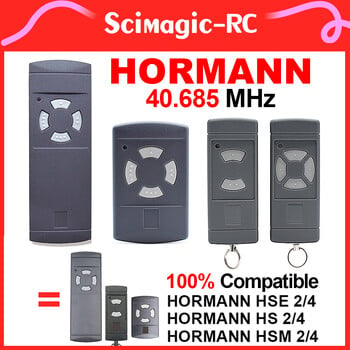 2/4 Κουμπιά 40,685 MHz HORMANN HSM4 HSM2 HSE4 HSE2 HS4 HS2 Τηλεχειριστήριο γκαράζ Duplicator Clone 40MHz Gate Door Ope