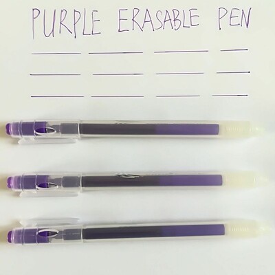 Izbrisive gel olovke na uvlačenje za crtanje i pisanje, zelene, fine point, razne tinte u boji, 0,7 mm, 3 kom