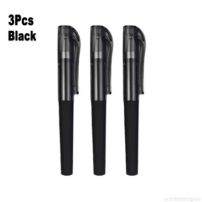 Комплект от 3 бр. 6 бр. Комплект преносим мини джобен гел химикал 0,5 мм накрайник със синьо черно червено мастило Писалка за канцеларски материали за писане в офиса