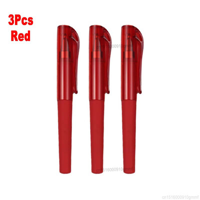 Комплект от 3 бр. 6 бр. Комплект преносим мини джобен гел химикал 0,5 мм накрайник със синьо черно червено мастило Писалка за канцеларски материали за писане в офиса