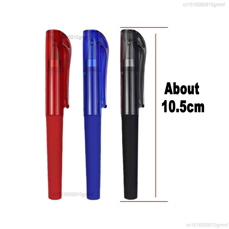 Комплект от 3 бр. 6 бр. Комплект преносим мини джобен гел химикал 0,5 мм накрайник със синьо черно червено мастило Писалка за канцеларски материали за писане в офиса