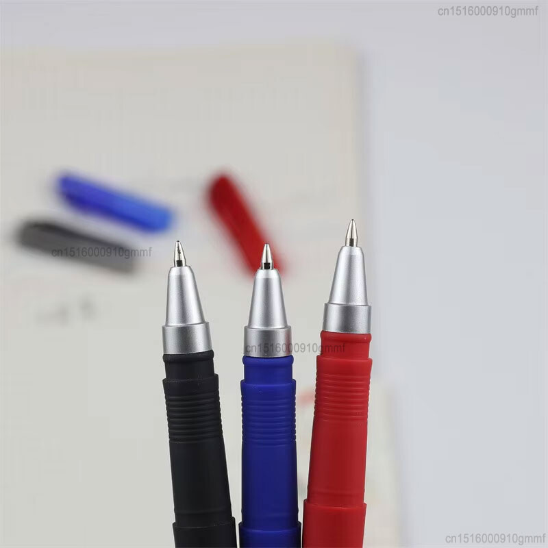 Комплект от 3 бр. 6 бр. Комплект преносим мини джобен гел химикал 0,5 мм накрайник със синьо черно червено мастило Писалка за канцеларски материали за писане в офиса