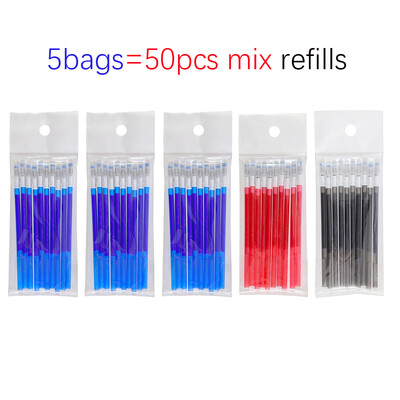 5 бр./компл. Япония 3 в 1 гел химикалка 0,5 мм Многоцветна изтриваема писалка Миеща се дръжка Офис Училищни принадлежности Канцеларски материали Kawaii