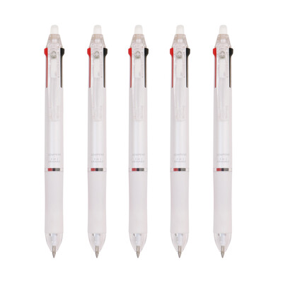 5 бр./компл. Япония 3 в 1 гел химикалка 0,5 мм Многоцветна изтриваема писалка Миеща се дръжка Офис Училищни принадлежности Канцеларски материали Kawaii