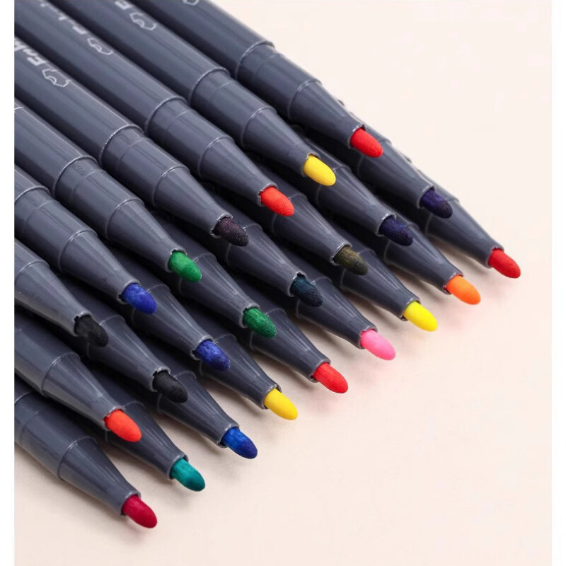 6 цвята/комплект Боядисване на тъкани Маркер Дрехи Текстил Водоустойчиви Направи си занаяти Тениска Чанта Обувки Постоянно изкуство Графити Цветни маркери