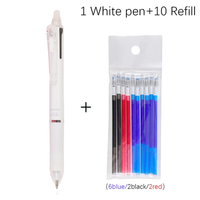 3 в 1 многоцветна изтриваема гел химикалка 0,5 мм магическа писалка с цветно мастило Офис Училищни принадлежности Японски канцеларски материали