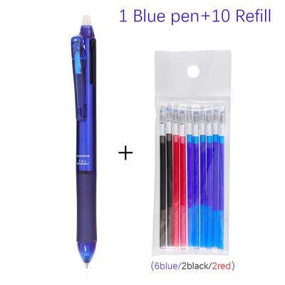 3 в 1 многоцветна изтриваема гел химикалка 0,5 мм магическа писалка с цветно мастило Офис Училищни принадлежности Японски канцеларски материали
