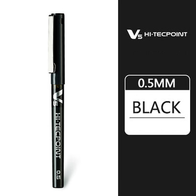 1 komad PILOT BX-V5 gel olovke Fine Point 0,5 MM Quick Dry Straight Liquid RollBall Pen Smooth Ink Gel Pen Kawaii Japan Printery