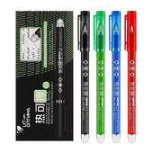 4Pcs/Set Kreativne 0,5 mm brisive gel olovke Crna Crvena Plava Zelena Tinta Učenici pišu Slikarska škola Kawaii pribor za pisanje