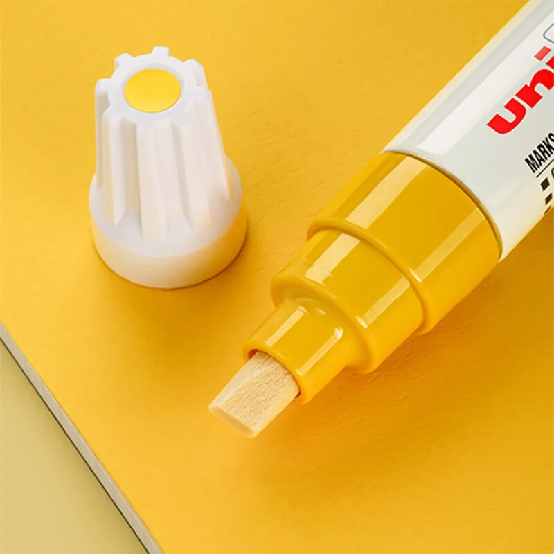 1бр Uni Marker Pen PX-30 Paint Pen 7 цвята 4mm-8.5mm Дебела мазна писалка Декорация на кола Сватбен подпис Графити Офис консумативи